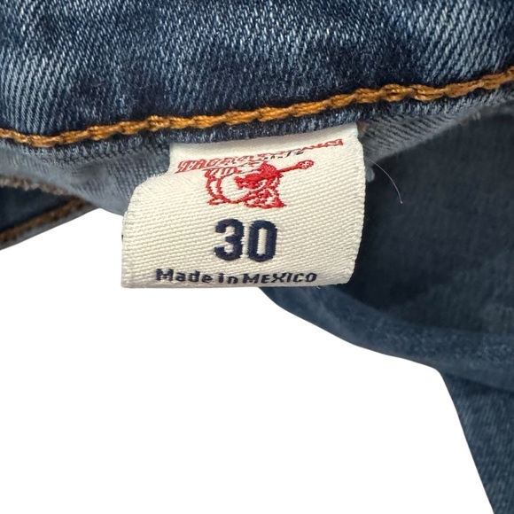 True Religion Blue Straight Leg Jeans - Picture 7 of 8